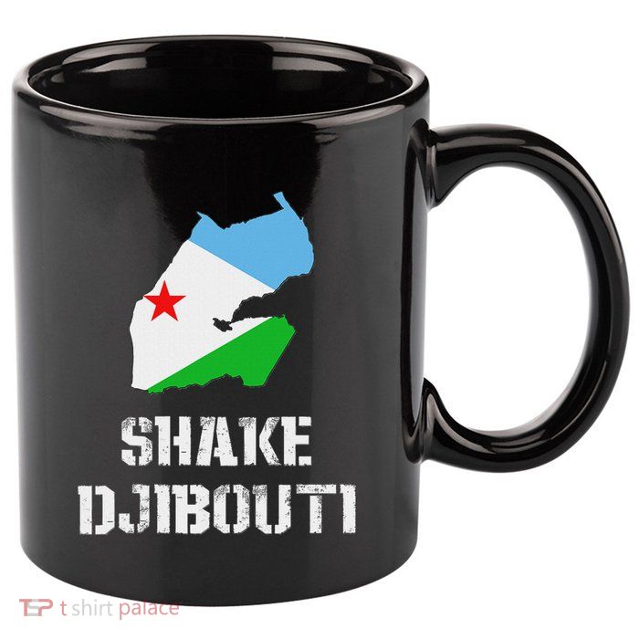 Funny Shake Djibouti 11oz C Handle Ceramic Mug
