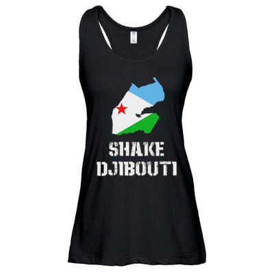 Funny Shake Djibouti Ladies Essential Flowy Tank