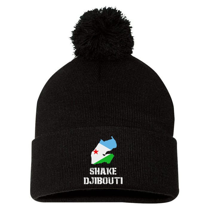 Funny Shake Djibouti Pom Pom 12in Knit Beanie