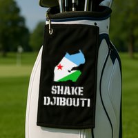 Funny Shake Djibouti Golf Towel