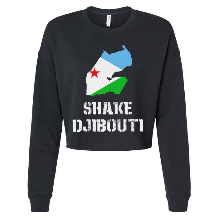 Funny Shake Djibouti Cropped Pullover Crew