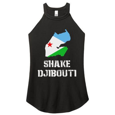 Funny Shake Djibouti Women's Perfect Tri Rocker Tank
