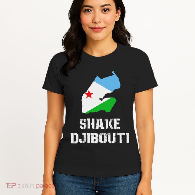 Funny Shake Djibouti Womens T-Shirt