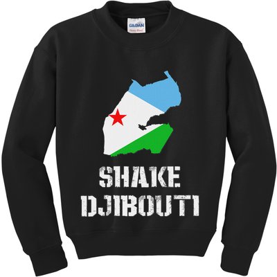 Funny Shake Djibouti Kids Sweatshirt