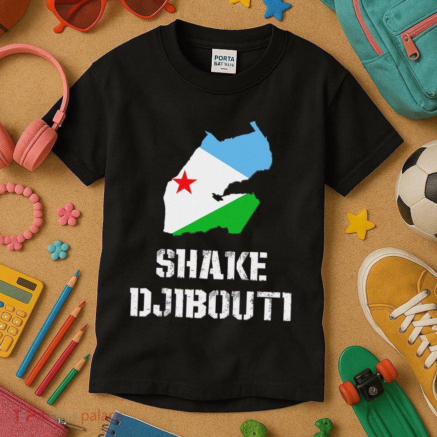 Funny Shake Djibouti Kids T-Shirt