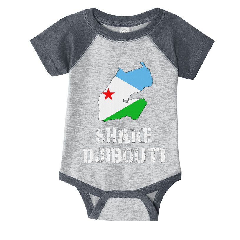 Funny Shake Djibouti Infant Baby Jersey Bodysuit