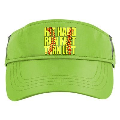 Funny Softball Design Great For Ns And Gift Adult Drive Performance Visor