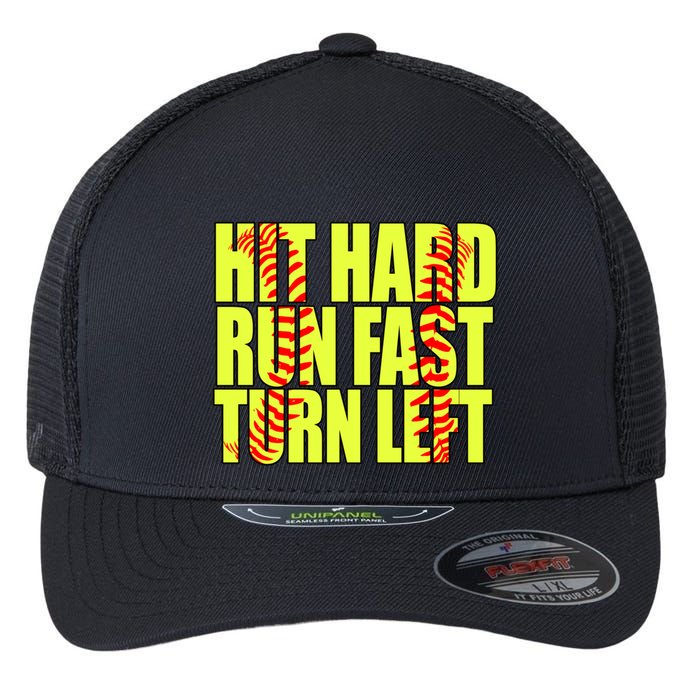 Funny Softball Design Great For Ns And Gift Flexfit Unipanel Trucker Cap