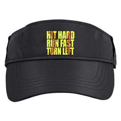Funny Softball Design Great For Ns And Gift Adult Drive Performance Visor