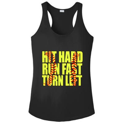 Funny Softball Design Great For Ns And Gift Ladies PosiCharge Competitor Racerback Tank