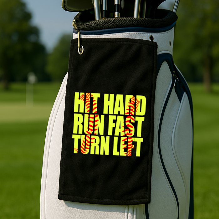 Funny Softball Design Great For Ns And Gift Golf Towel