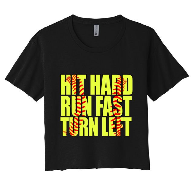 Funny Softball Design Great For Ns And Gift Crop Top
