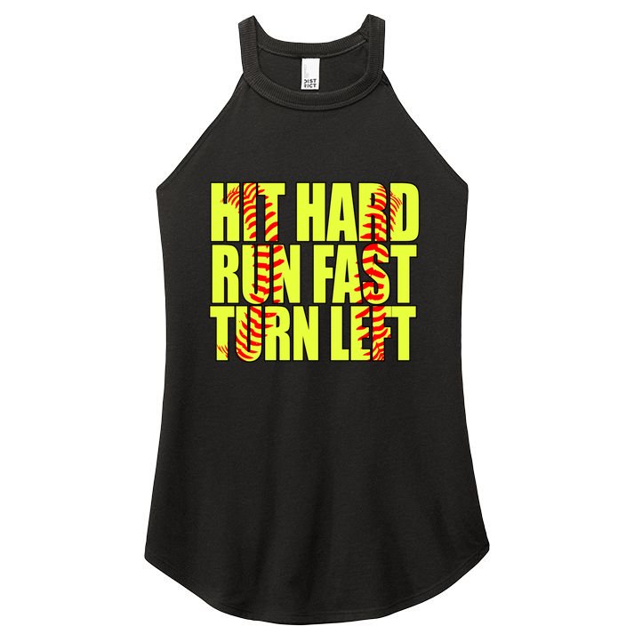 Funny Softball Design Great For Ns And Gift Women's Perfect Tri Rocker Tank
