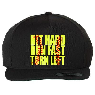 Funny Softball Design Great For Ns And Gift Wool Snapback Cap