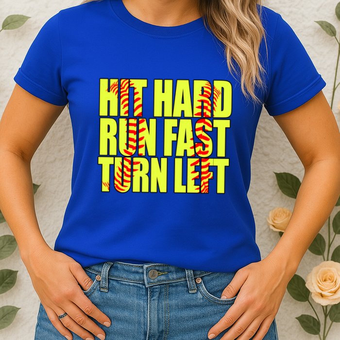Funny Softball Design Great For Ns And Gift Womens T-Shirt