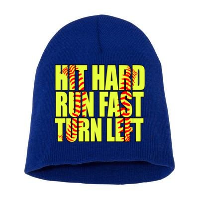 Funny Softball Design Great For Ns And Gift Short Acrylic Beanie