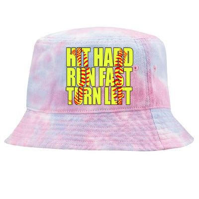 Funny Softball Design Great For Ns And Gift Tie-Dyed Bucket Hat