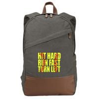 Funny Softball Design Great For Ns And Gift Cotton Canvas Backpack