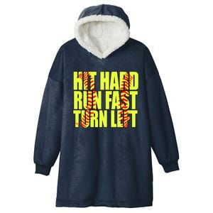 Funny Softball Design Great For Ns And Gift Hooded Wearable Blanket