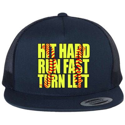 Funny Softball Design Great For Ns And Gift Flat Bill Trucker Hat