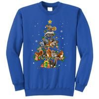 Funny Squirrel Dog Christmas Tree Squirrel Lover Xmas Funny Gift Sweatshirt