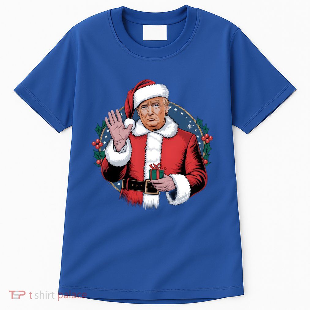 Funny Santa Donald Trump Christmas Political Election Humor Gift Tall T-Shirt