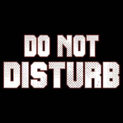 Funny Sayings; Do Not Disturb T-Shirt