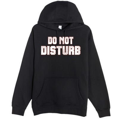 Funny Sayings; Do Not Disturb Premium Pullover Hoodie