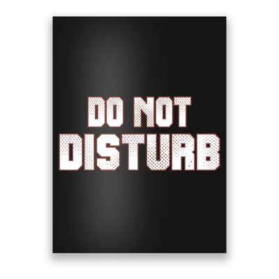 Funny Sayings; Do Not Disturb Poster