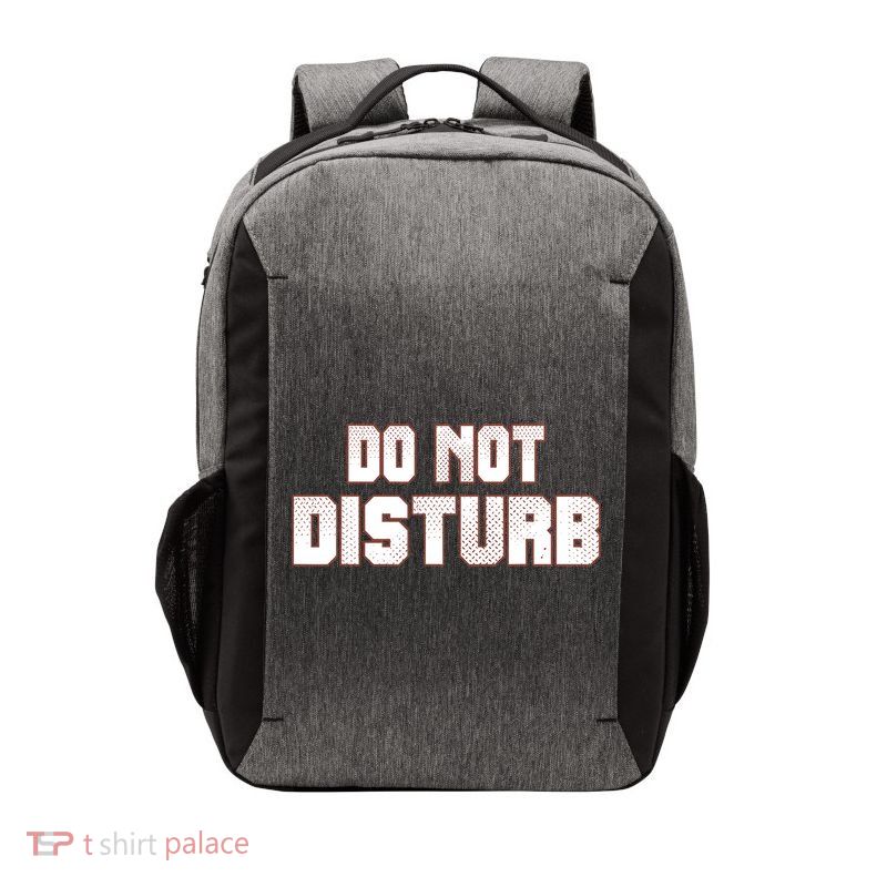 Funny Sayings; Do Not Disturb Vector Backpack