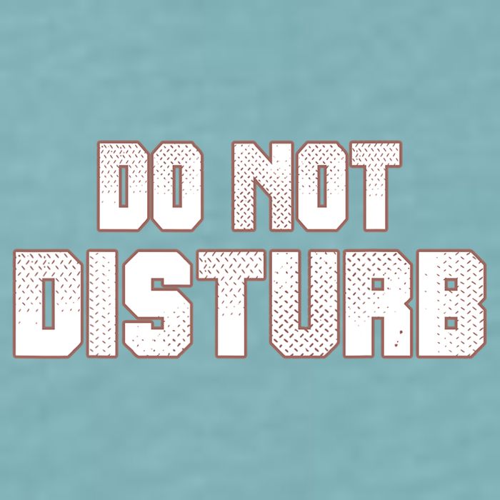 Funny Sayings; Do Not Disturb Sueded Cloud Jersey T-Shirt