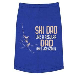 Funny Ski Dad Cool Skiing Father Gift Doggie Tank