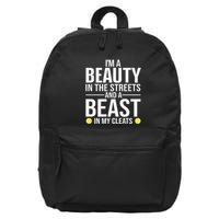 Funny Softball Design Softball Team Player 16 in Basic Backpack