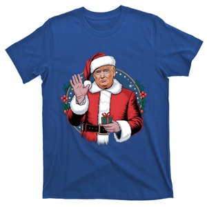 Funny Santa Donald Trump Christmas Political Election Humor Cool Gift T-Shirt