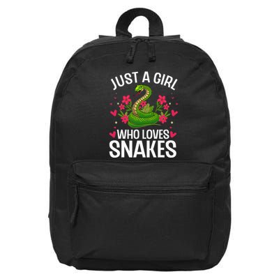 Funny Snake Design Snake Lover 16 in Basic Backpack