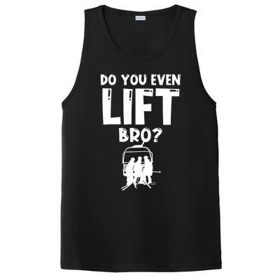 Funny Skiing Do You Even Lift Snowboard Ski Gift PosiCharge Competitor Tank