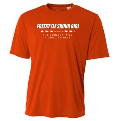 Freestyle Skiing Definition Freestyle Skier Gift Cooling Performance Crew T-Shirt