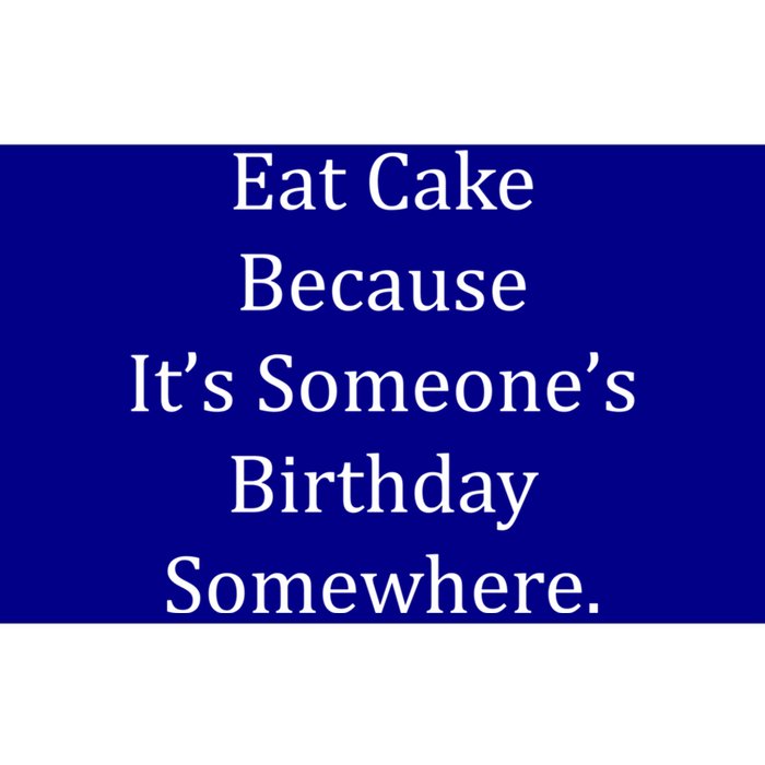 Funny S Dad Mom Food Eat Birthday Cake Meaningful Gift Bumper Sticker