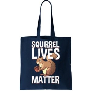 Funny Squirrel Designs For Chipmunk Lovers Tote Bag