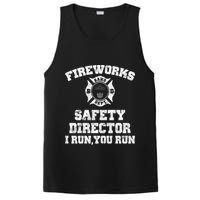 Fireworks Safety Director I Run You Run 4th Of July PosiCharge Competitor Tank
