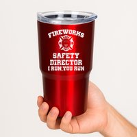 Fireworks Safety Director I Run You Run 4th Of July Tumbler