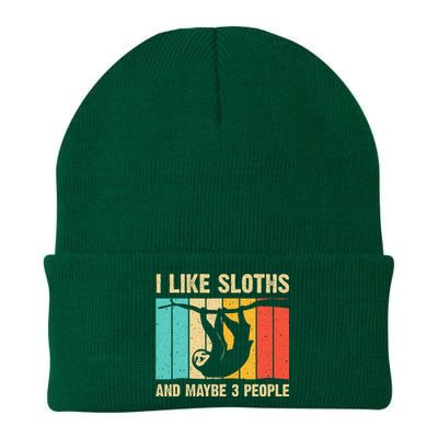 Funny Sloth Design For Sloth Lover Knit Cap Winter Beanie