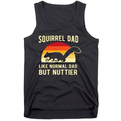 Funny Squirrel Dad Pet Squirrel Owner Squirrel Lover Nuts Tank Top