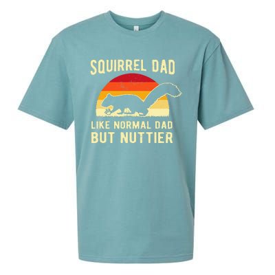 Funny Squirrel Dad Pet Squirrel Owner Squirrel Lover Nuts Sueded Cloud Jersey T-Shirt