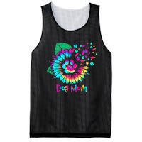 Floral Sunflower Dog Mom Tie Dye Funny Mothers Day Dog Lover Mesh Reversible Basketball Jersey Tank