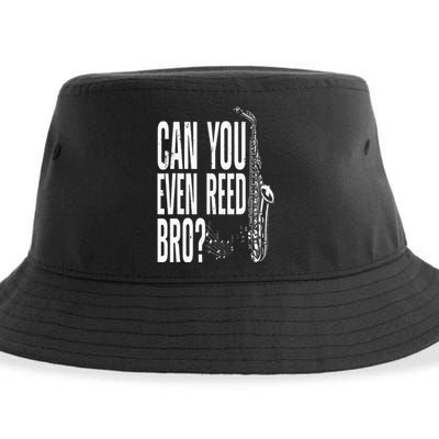 Funny Saxophone Design For  Saxophone Player Reed Sustainable Bucket Hat