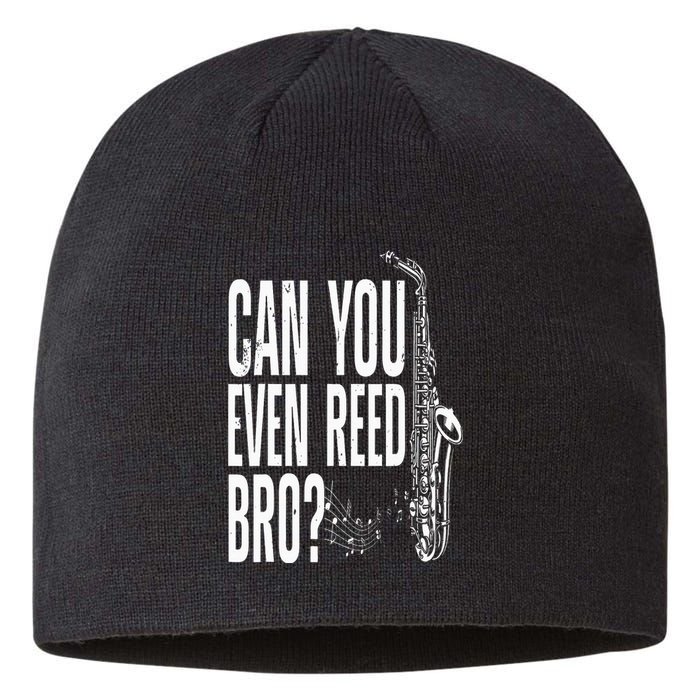 Funny Saxophone Design For  Saxophone Player Reed Sustainable Beanie