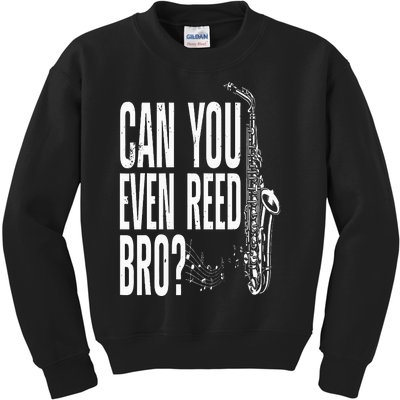 Funny Saxophone Design For  Saxophone Player Reed Kids Sweatshirt