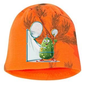 Funny Sports Design Pickleball Cucumber Gift Kati - Camo Knit Beanie