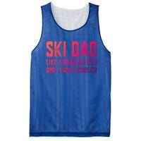 Funny Ski Dad Skiing Father Funny Gift For Skiers Gift Mesh Reversible Basketball Jersey Tank